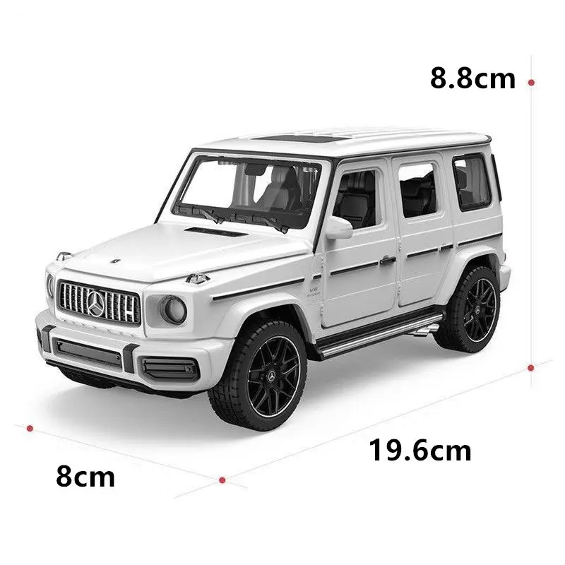 1:24 G63 W464 2026 G65 SUV Alloy Luxury Car Model Diecast Metal Off-road Vehicle Car Model High Simulation Collection Decoration