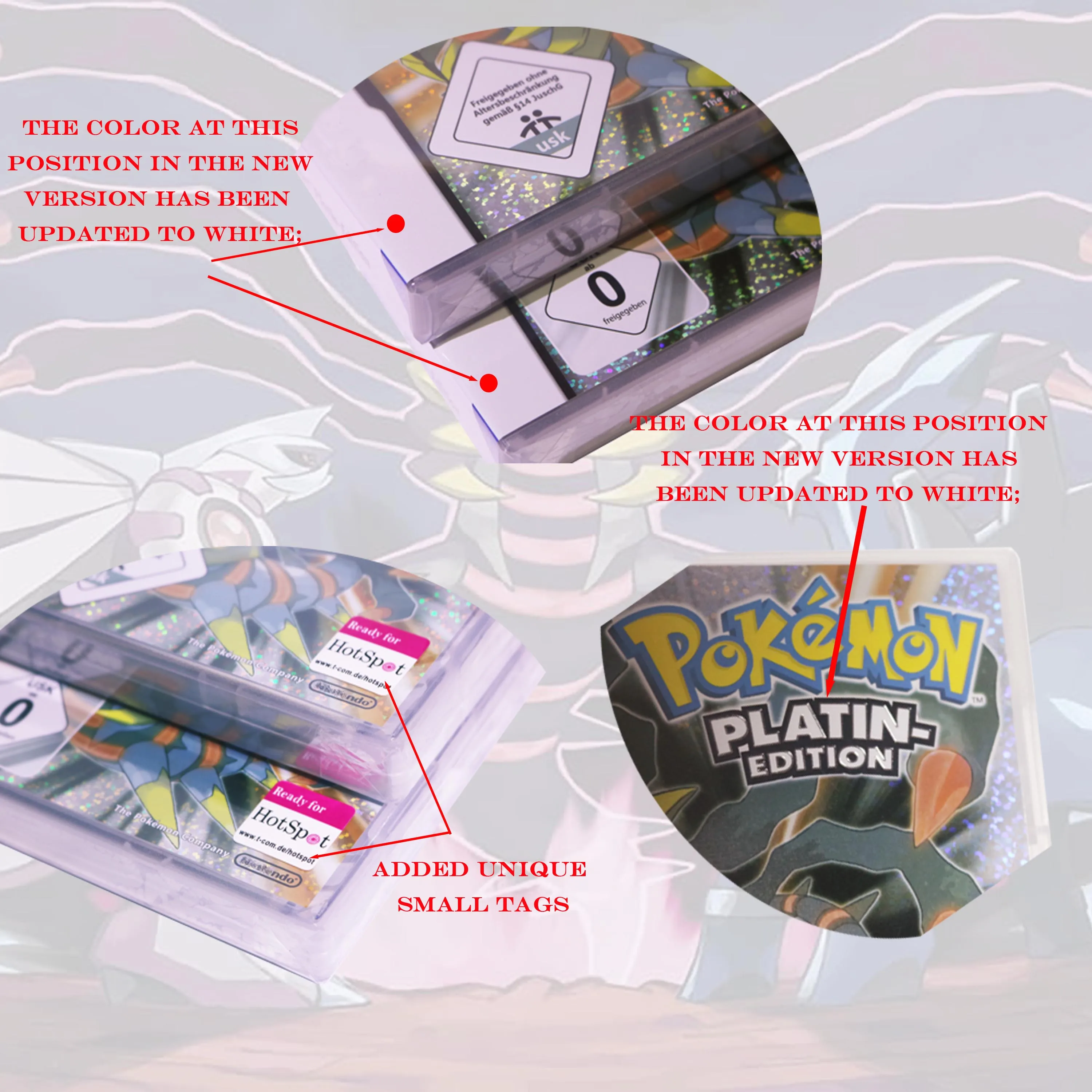 NOE Version Pokémon Platin-Edition New Sealed Package DS Video Game Card With Box and Manuals For DS 2DS 3DS Console