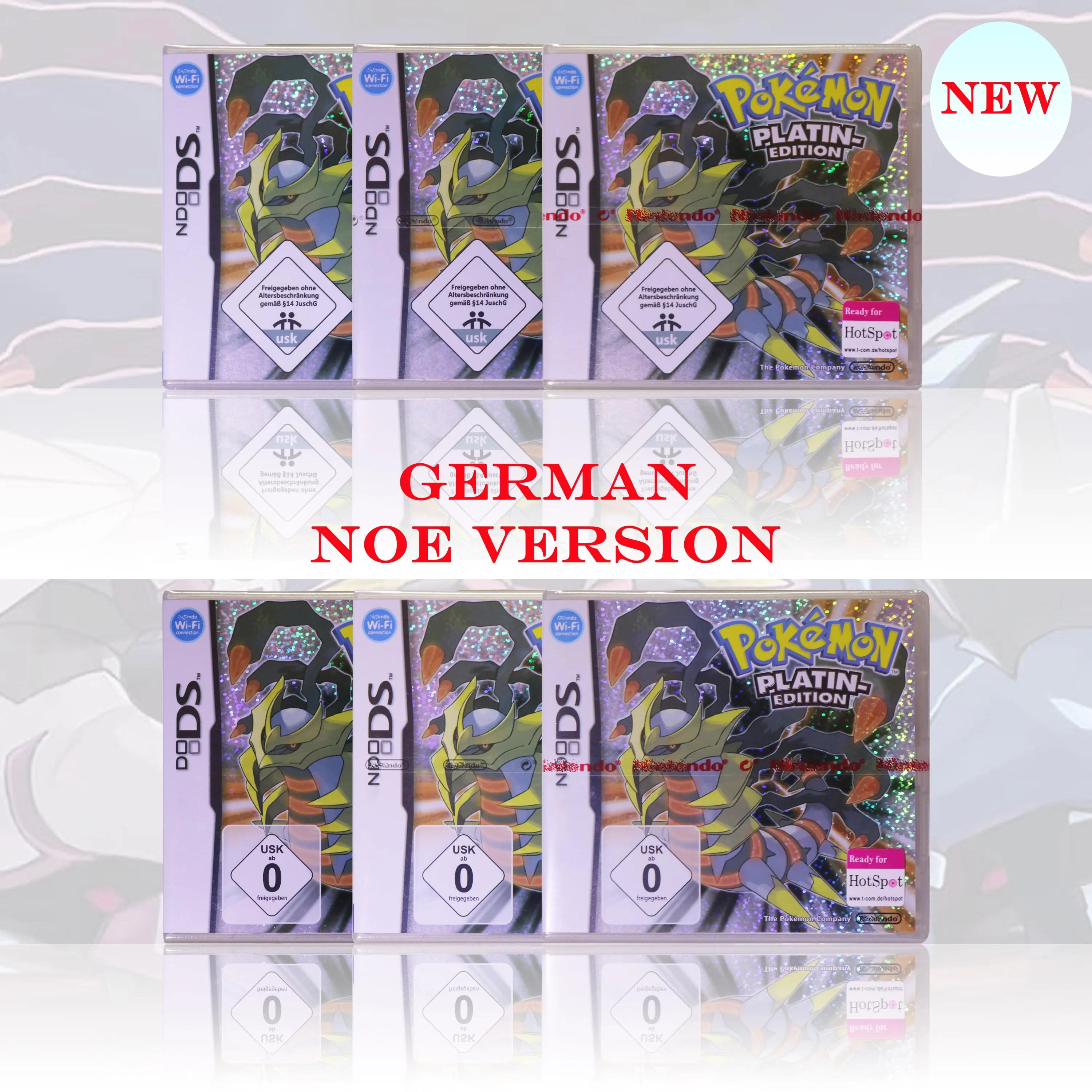 NOE Version Pokémon Platin-Edition New Sealed Package DS Video Game Card With Box and Manuals For DS 2DS 3DS Console