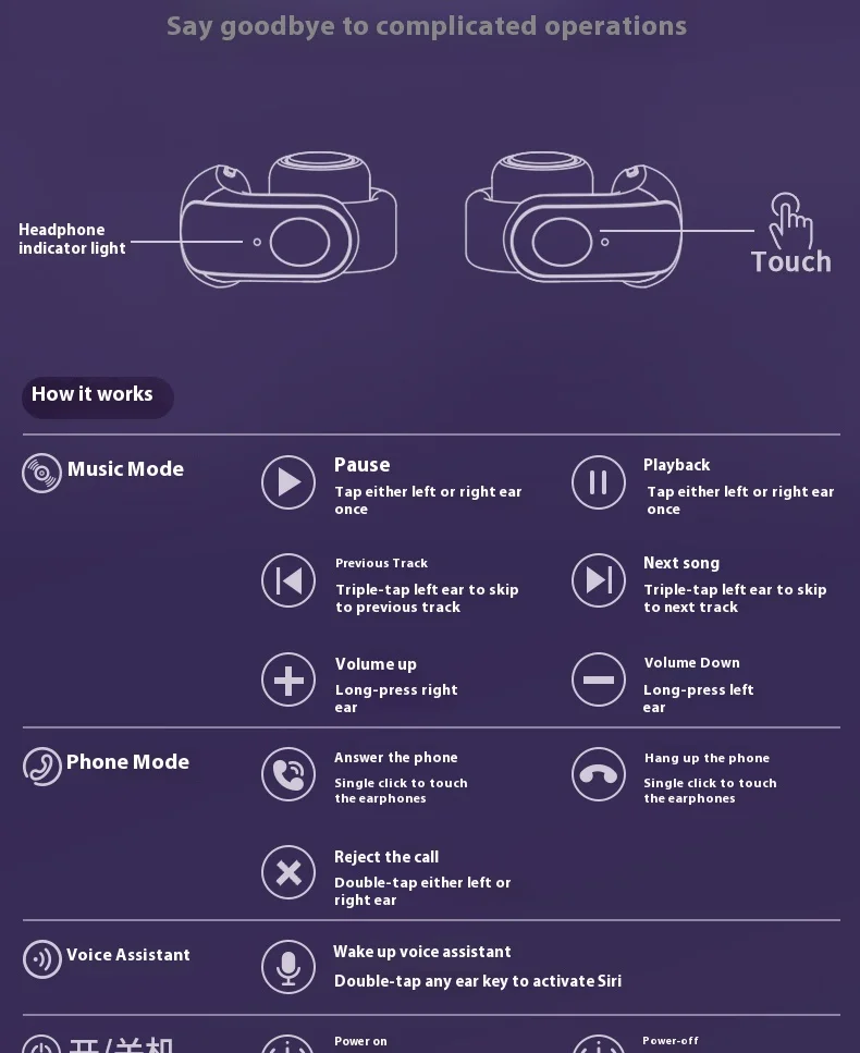 Anime Pokemon Gengar Figure Bluetooth Ear Clip Headset Hifi Stereo Wireless Sports Game Earbuds Long Battery Life Trendy Gifts