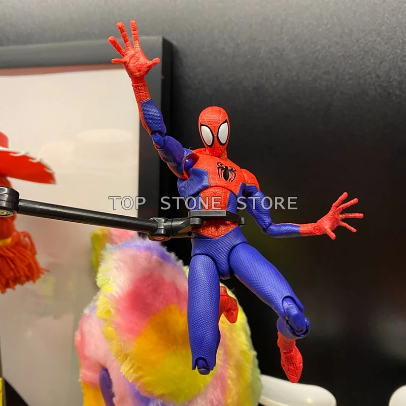 13cm Sentinel Miles Morales Action Figure Model Toys PVC Collection Sv Action Spider Brand New Day Figures