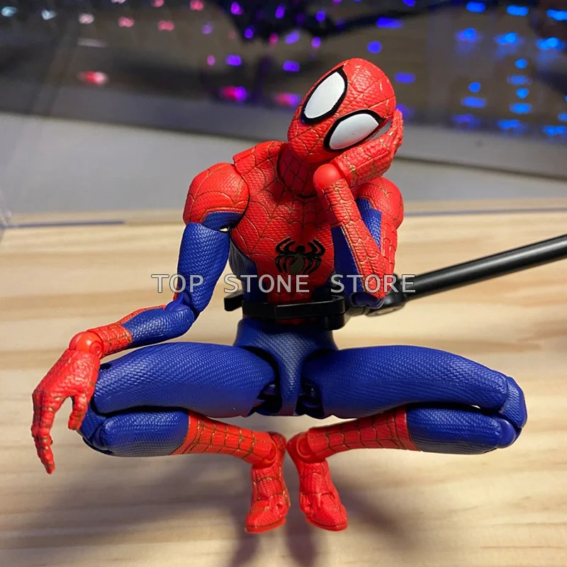 13cm Sentinel Miles Morales Action Figure Model Toys PVC Collection Sv Action Spider Brand New Day Figures