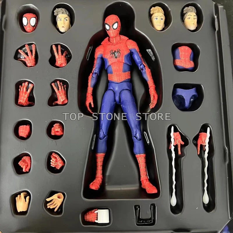 13cm Sentinel Miles Morales Action Figure Model Toys PVC Collection Sv Action Spider Brand New Day Figures