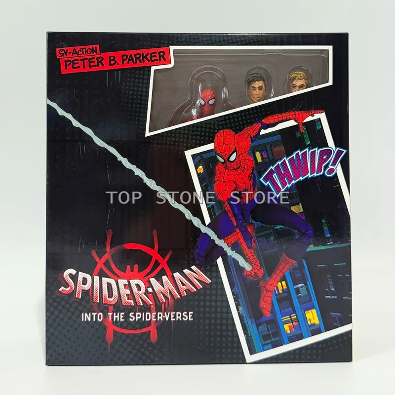 13cm Sentinel Miles Morales Action Figure Model Toys PVC Collection Sv Action Spider Brand New Day Figures