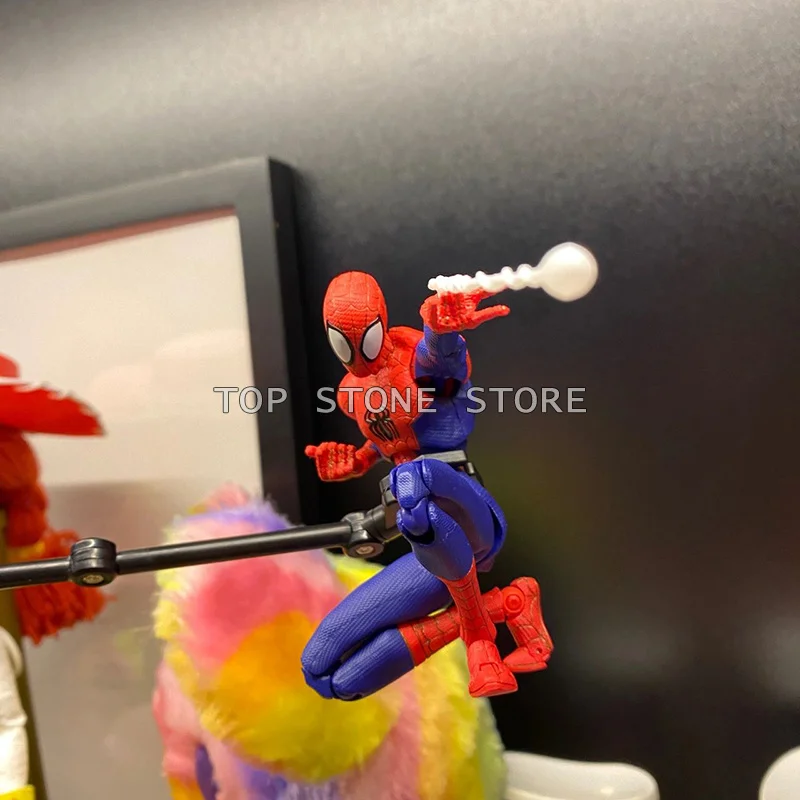 13cm Sentinel Miles Morales Action Figure Model Toys PVC Collection Sv Action Spider Brand New Day Figures