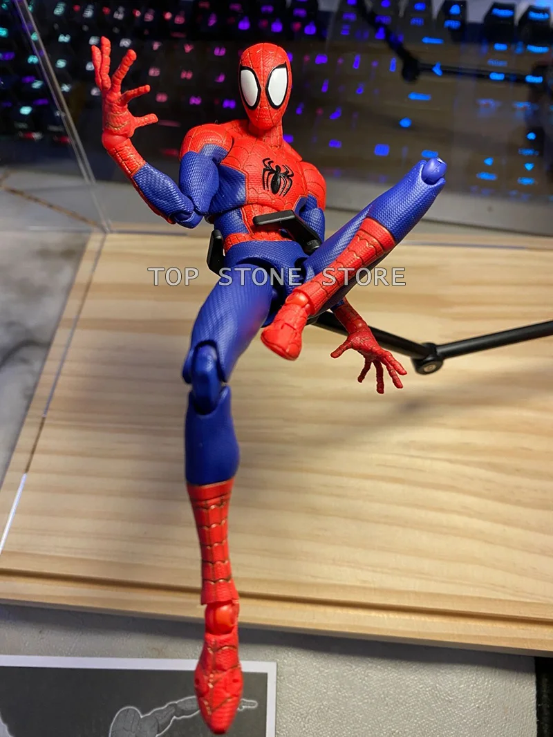 13cm Sentinel Miles Morales Action Figure Model Toys PVC Collection Sv Action Spider Brand New Day Figures