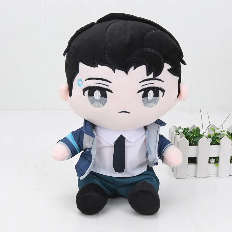 28cm Detroit Become Human Plush Doll Toys for Kids Connor RK800 Plush Doll Toys Game Cosplay Doll