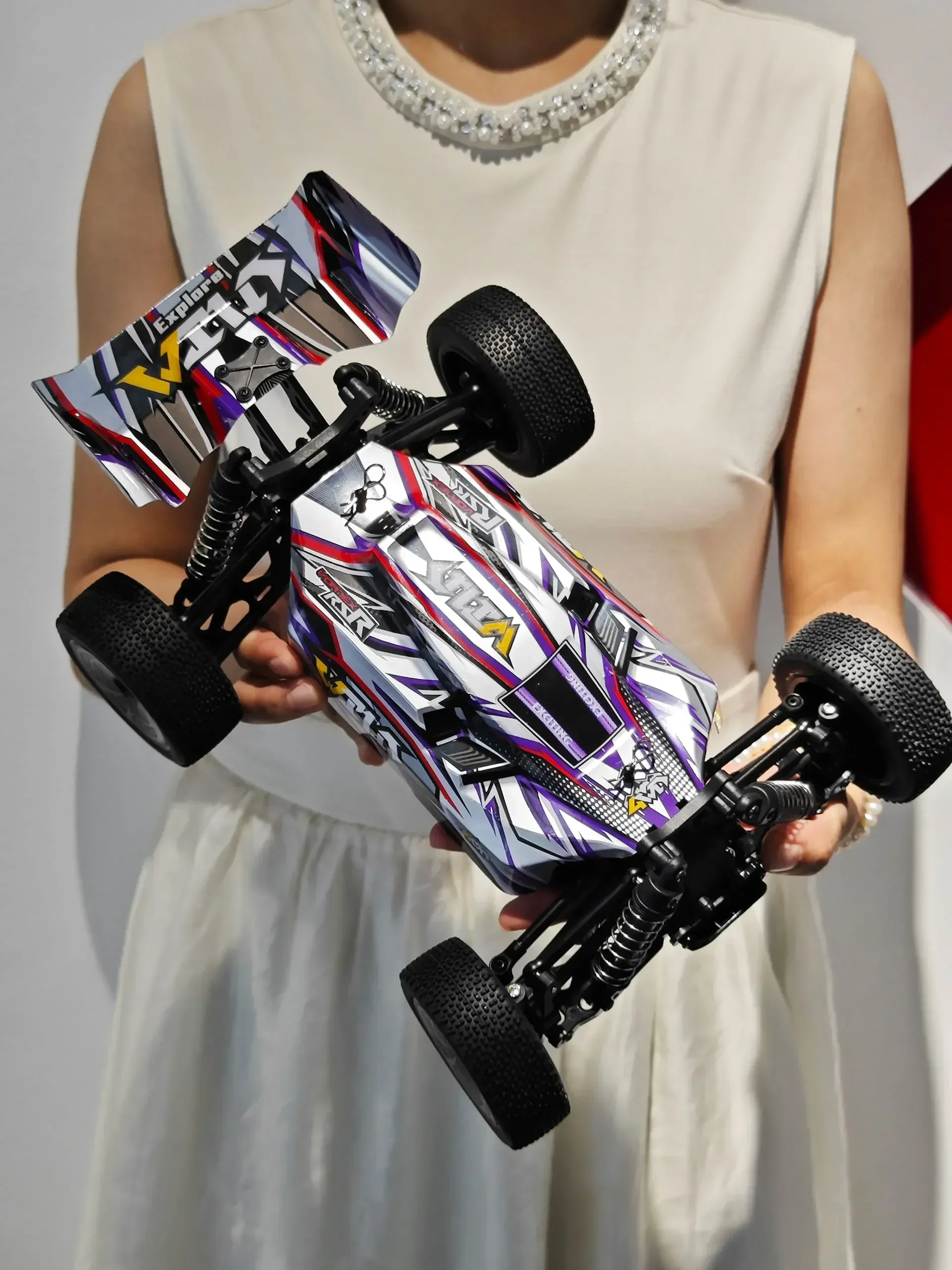 WLtoys 144010 144001 75KM/H 2.4G RC Car Brushless 4WD Electric High Speed Off-Road Remote Control Drift Toys for Children Racing