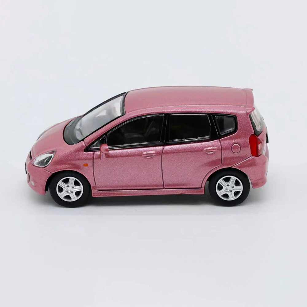 New 1/64 Diecast Car Model Honda Fit Cars Alloy Simulation Small-scale Car Model Miniature Toy Collection Decoration Gifts