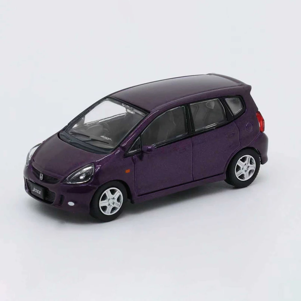 New 1/64 Diecast Car Model Honda Fit Cars Alloy Simulation Small-scale Car Model Miniature Toy Collection Decoration Gifts