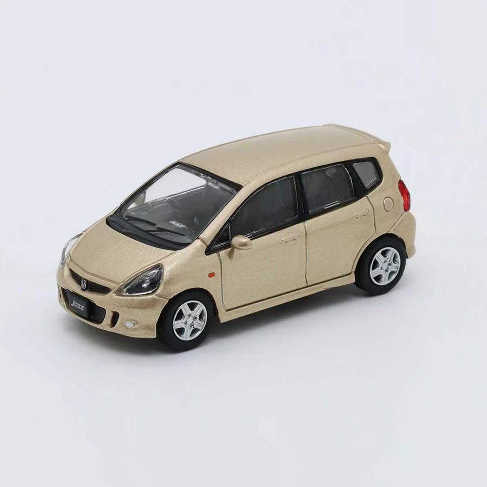 New 1/64 Diecast Car Model Honda Fit Cars Alloy Simulation Small-scale Car Model Miniature Toy Collection Decoration Gifts
