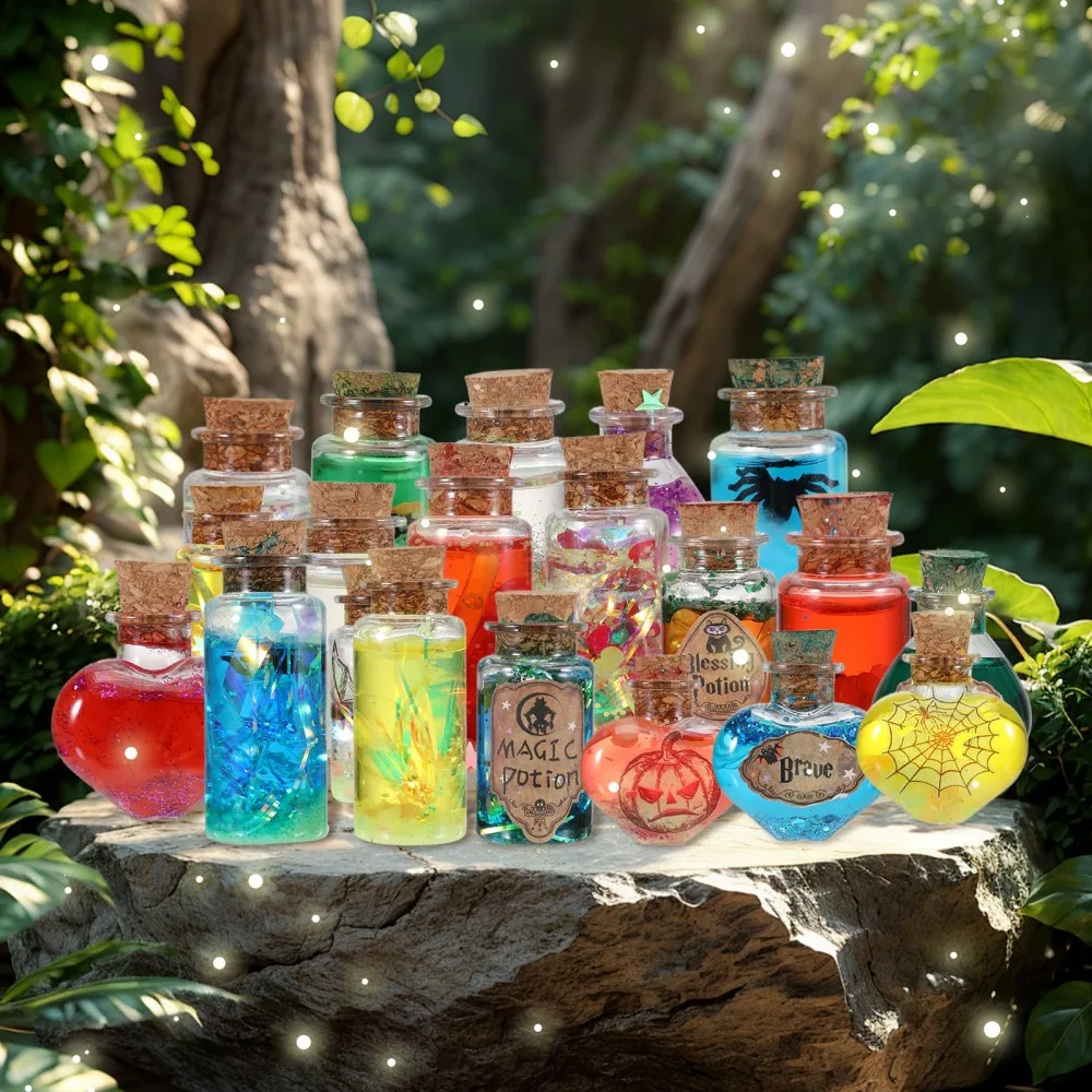 DIY Fairy Magical Potions Kit Witches' Magical Color Changing Freezing Potions Art Craft Kit Science Experiments Games Kid Craft