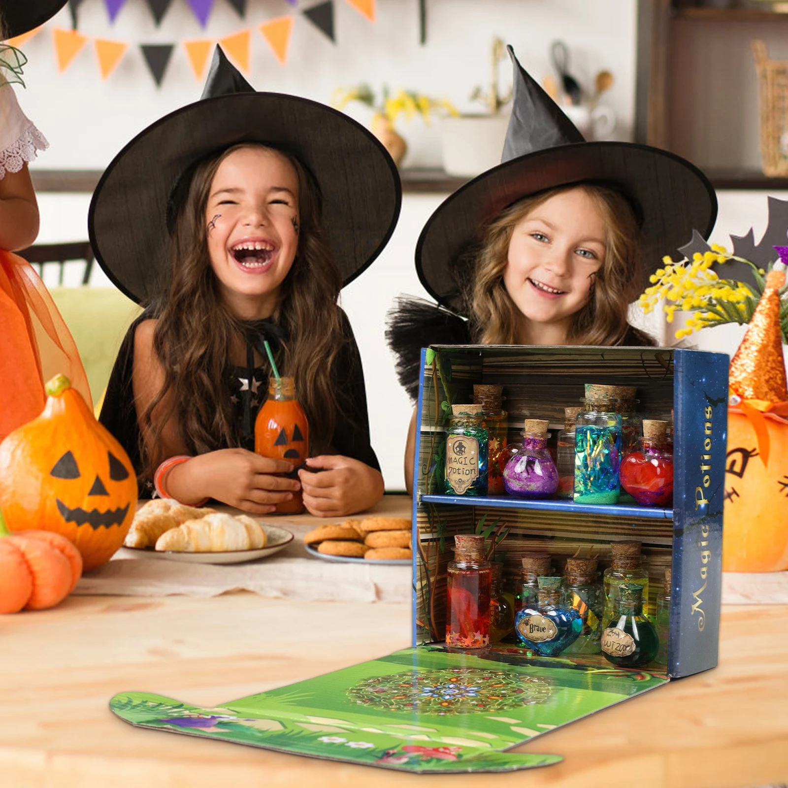 DIY Fairy Magical Potions Kit Witches' Magical Color Changing Freezing Potions Art Craft Kit Science Experiments Games Kid Craft