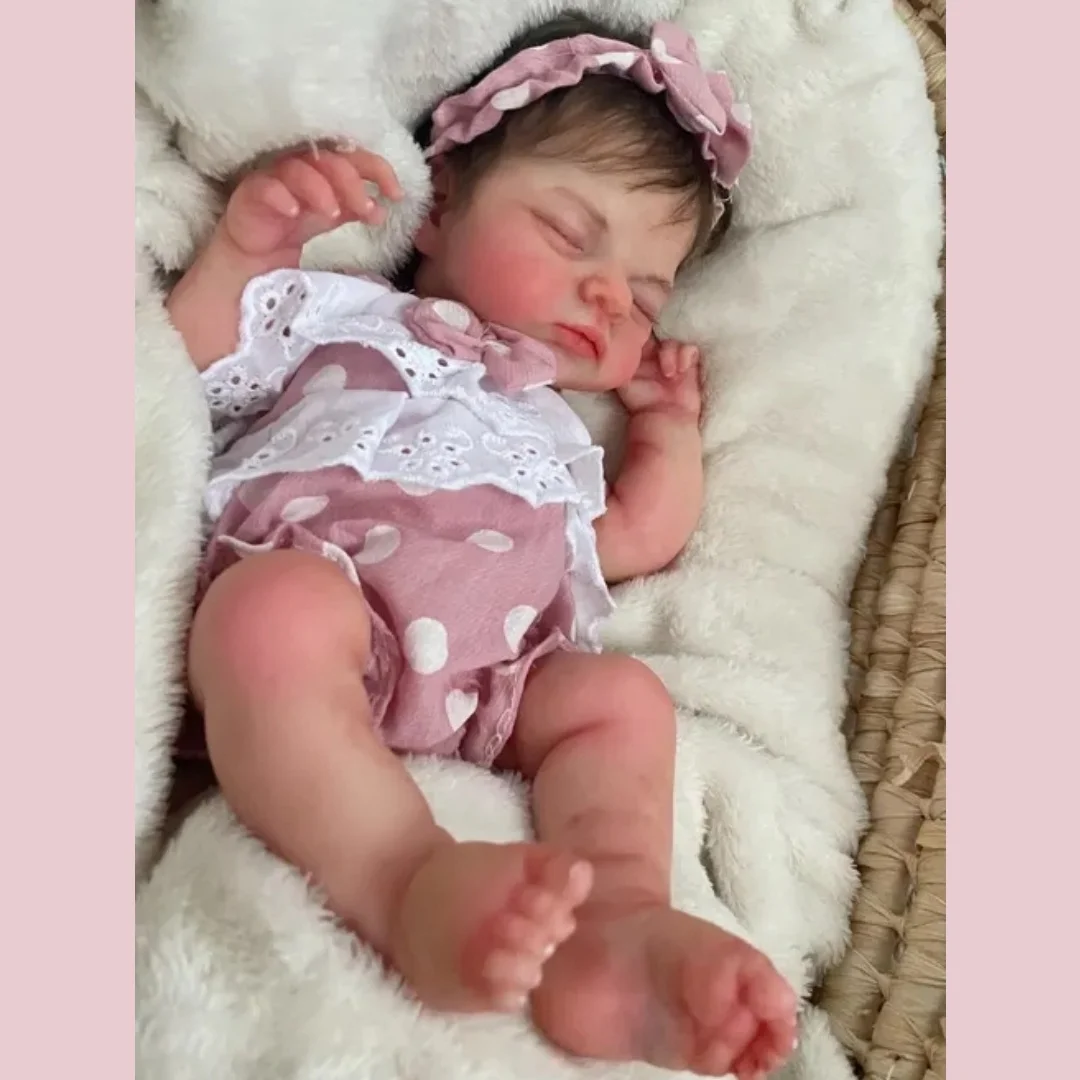 12 Inch Open Mouth Washable Full Silicone Reborn Doll Irys, Rooted Hair, 3D Vivid Skin, Realistic Newborn Bebe Reborn De Silicon