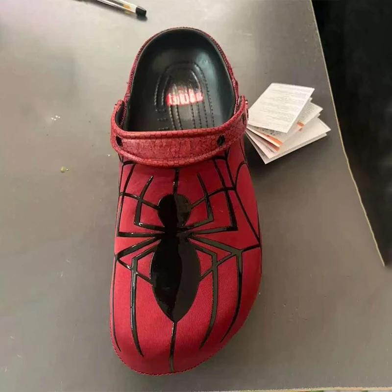 Kawaii Beach Sandals Hole Shoe Comics Cartoon 3D Adult Service Breathable Fashion Trend Sense of Luxury  Gift in Stock