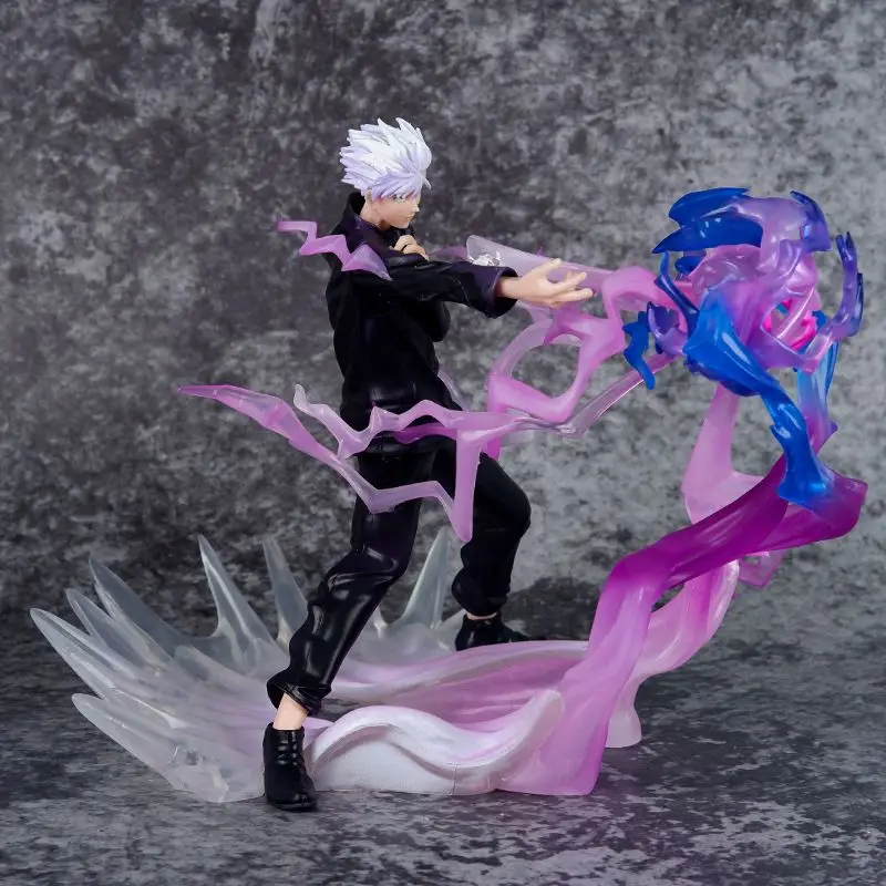 19cm 7.8 inch Anime Special Effects Gojo Satoru Action Figures Pvc Statue Desktop Ornamen Collection Statue Model Decoration