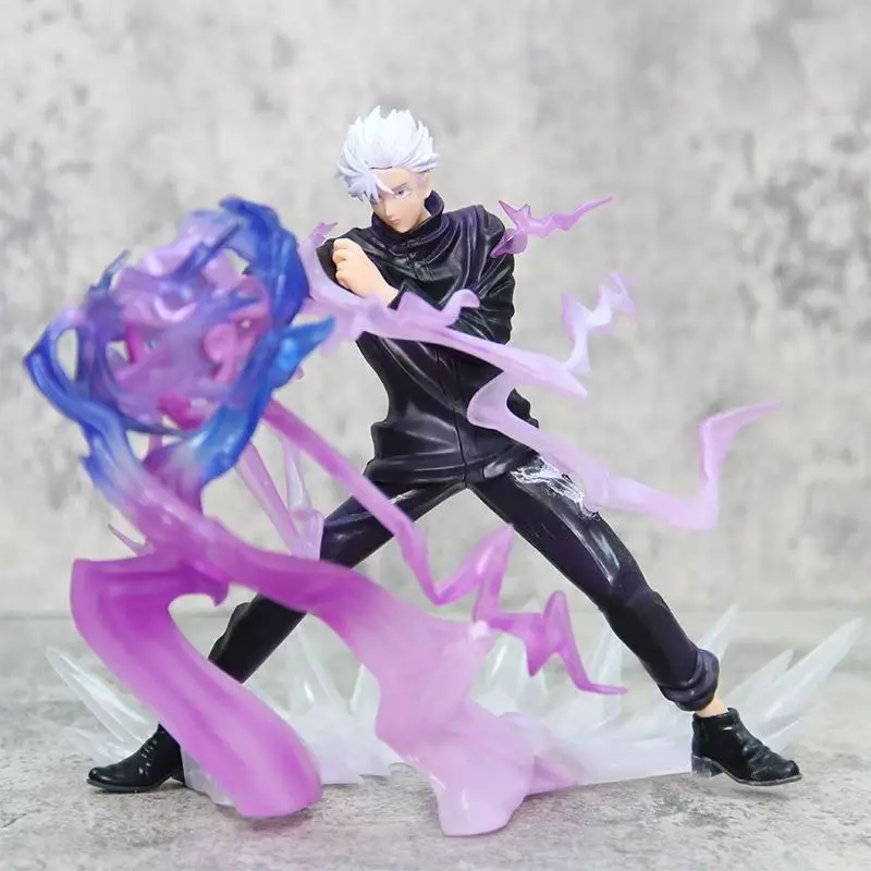 19cm 7.8 inch Anime Special Effects Gojo Satoru Action Figures Pvc Statue Desktop Ornamen Collection Statue Model Decoration