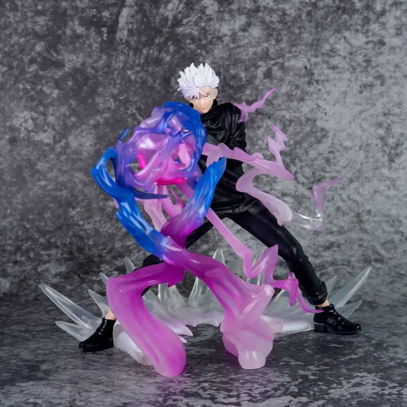 19cm 7.8 inch Anime Special Effects Gojo Satoru Action Figures Pvc Statue Desktop Ornamen Collection Statue Model Decoration