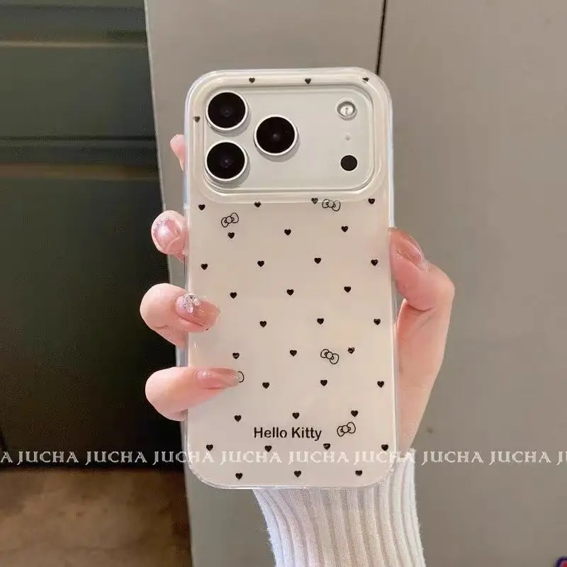 Cartoon Cat Makeup Mirror 3D Bow Case for iPhone 16 Pro Max 15 Cute Glitter Diamond Case for iPhone 14 Pro 17 Glitter Case Gift