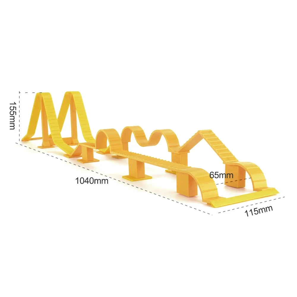 PYFORE Simulation Climbing Obstacle Bridge Combination Steep Slope 1/24 1/18 RC Model Vehicle Track Accessories Kit