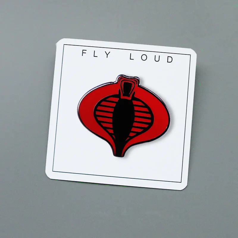 GI Joe Cobra symbol badge movie jewelry accessories