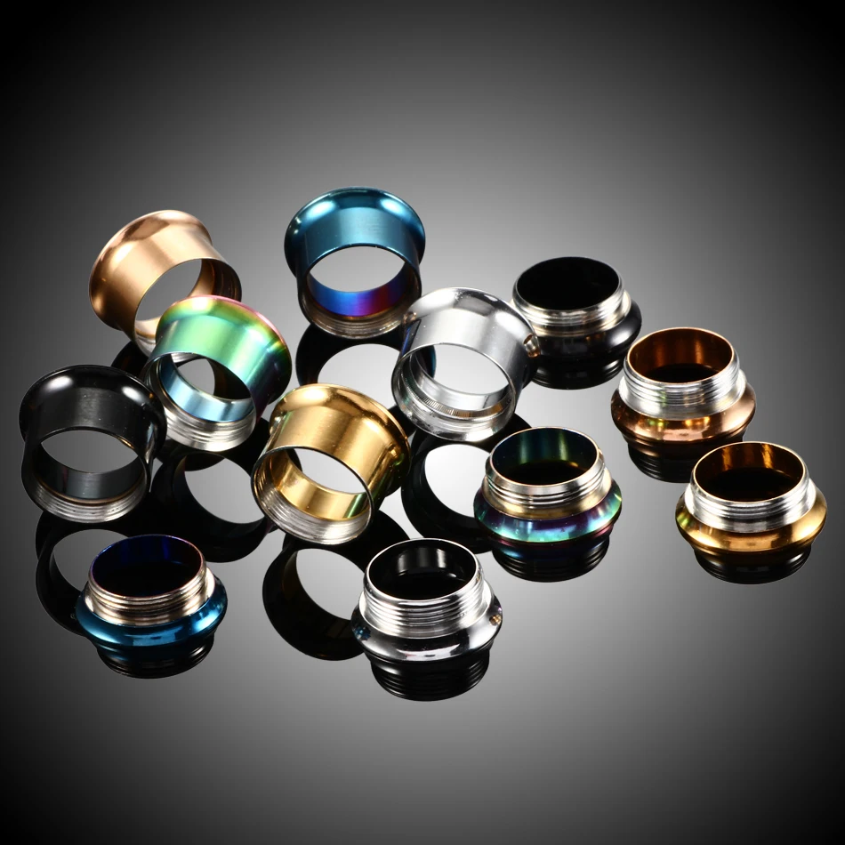 1Pair 316L Stainless Steel Ear Gauges Ear Plugs and Tunnels Ear Piercings Earlets Screwed Earring Expander Body Piercing Jewelry