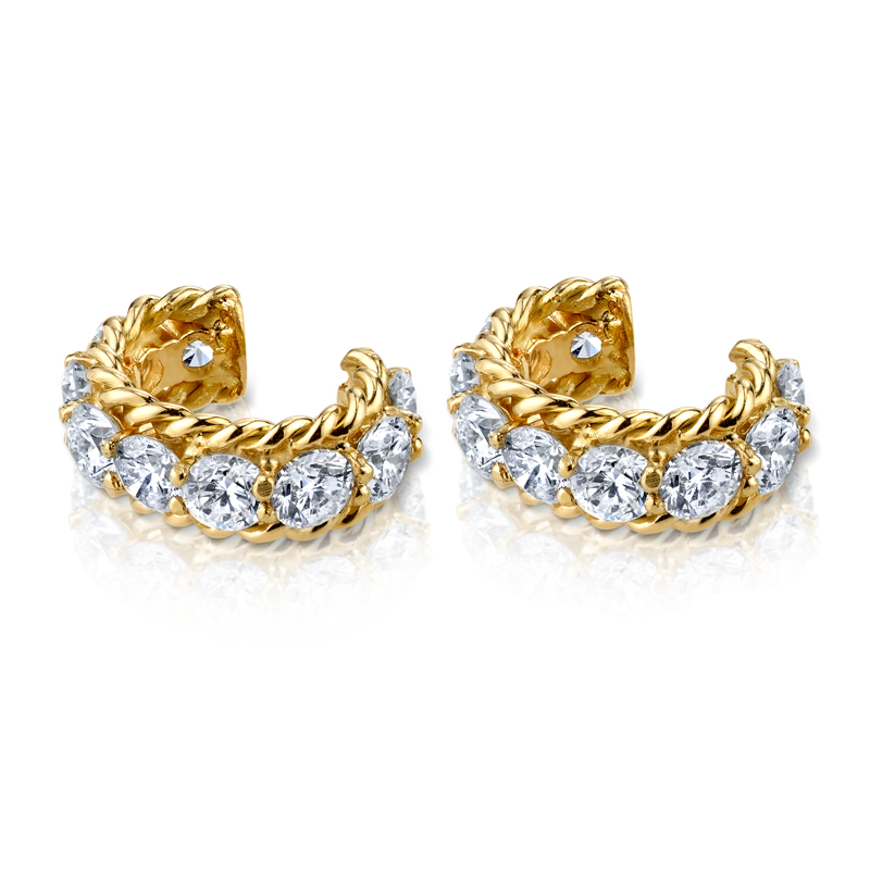 CRMYA Gold color Hoop Earrings For Women Fashion CZ Zircon Piercing Women's Stud Dangle Earrings 2022 Jewelry Wholesale