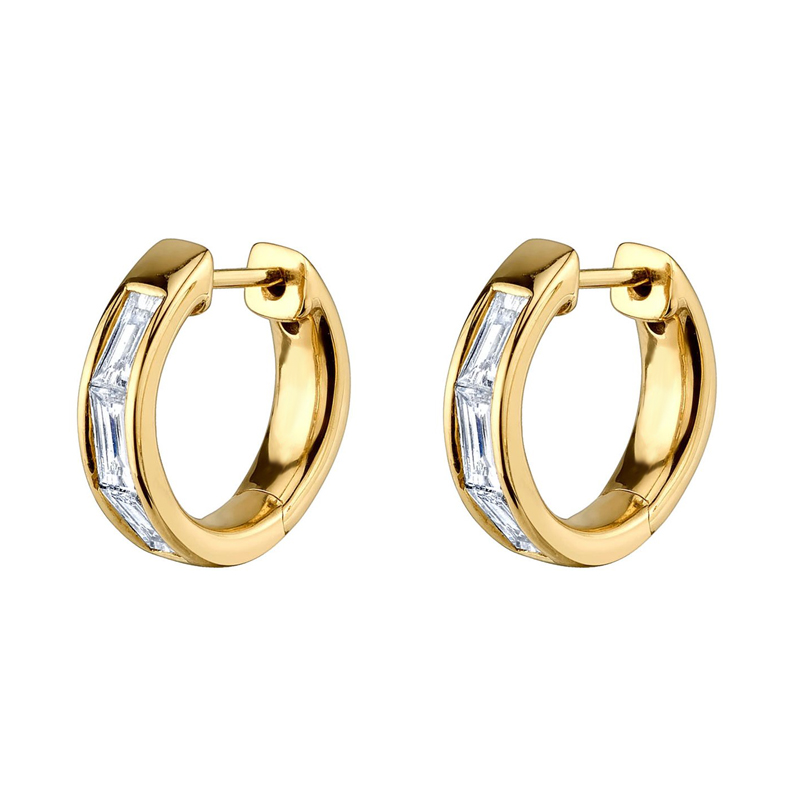 CRMYA Gold color Hoop Earrings For Women Fashion CZ Zircon Piercing Women's Stud Dangle Earrings 2022 Jewelry Wholesale