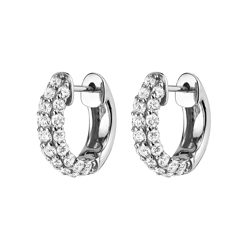 CRMYA Gold color Hoop Earrings For Women Fashion CZ Zircon Piercing Women's Stud Dangle Earrings 2022 Jewelry Wholesale