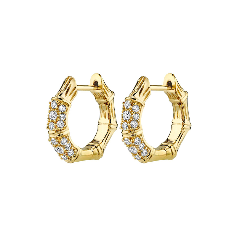 CRMYA Gold color Hoop Earrings For Women Fashion CZ Zircon Piercing Women's Stud Dangle Earrings 2022 Jewelry Wholesale