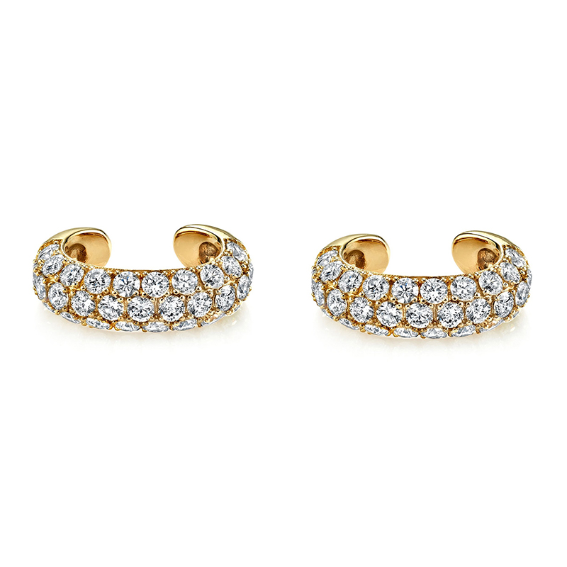 CRMYA Gold color Hoop Earrings For Women Fashion CZ Zircon Piercing Women's Stud Dangle Earrings 2022 Jewelry Wholesale