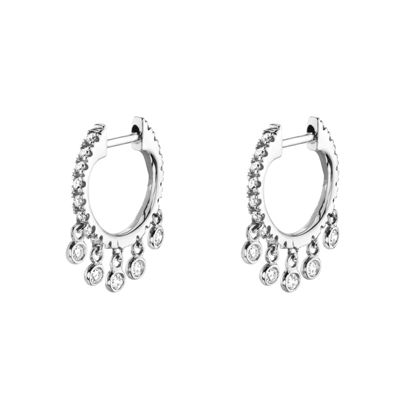 CRMYA Gold color Hoop Earrings For Women Fashion CZ Zircon Piercing Women's Stud Dangle Earrings 2022 Jewelry Wholesale
