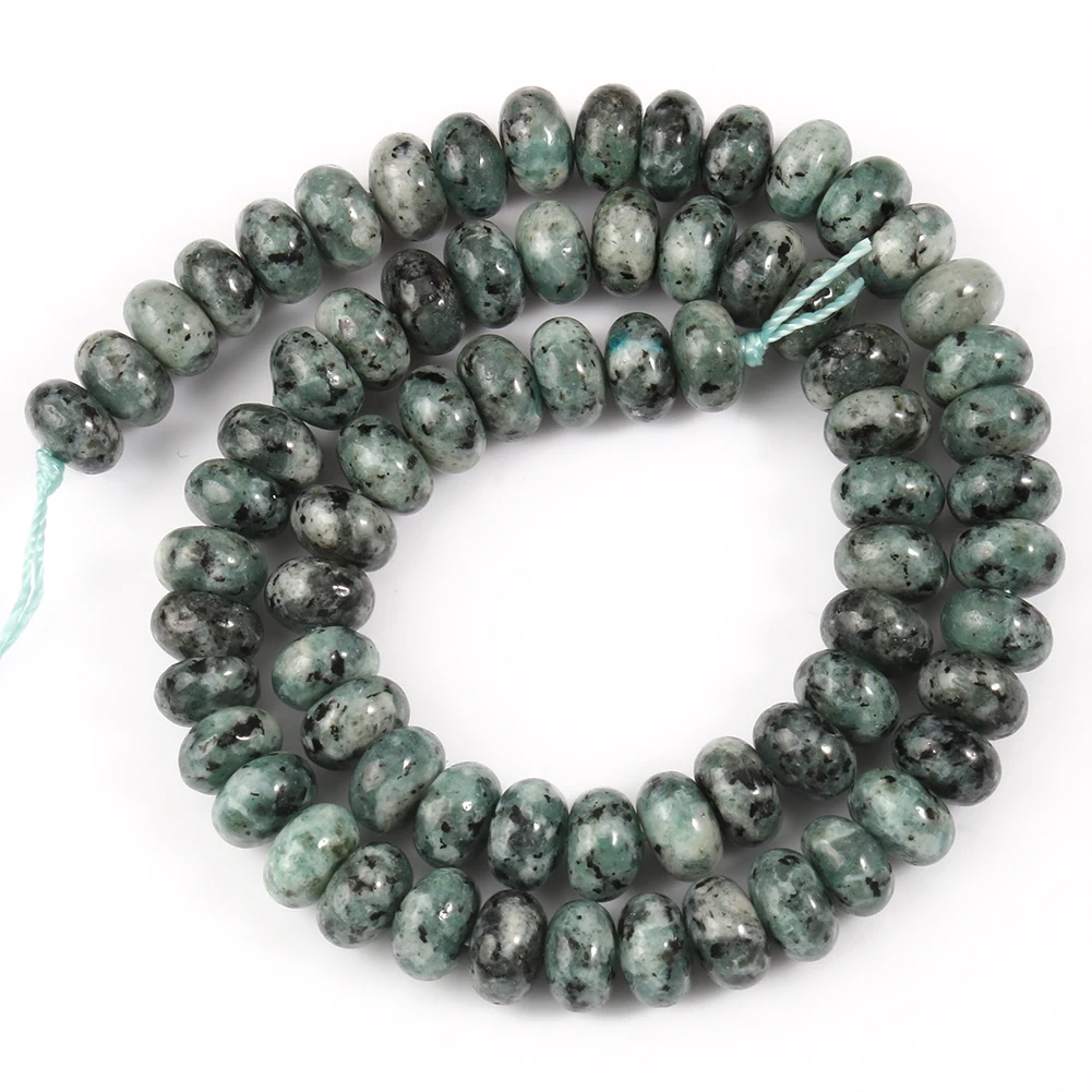 Natural Gem Stone Morganite Angelite Jades Aquamarines Rondelle Spacer Beads for Jewelry Making DIY Bracelet 15'' Wholesale