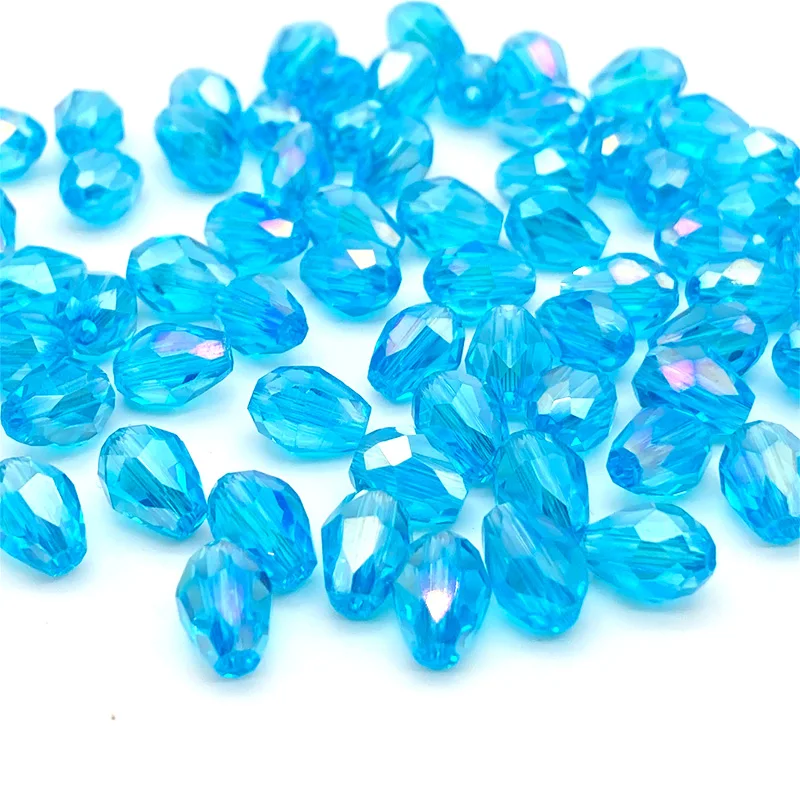 3*5 5*7 8*11mm Faceted Austria Waterdrop Crystal Beads for Jewelry Making Teardrop Glass Beads DIY Bracelet Earring Supplies