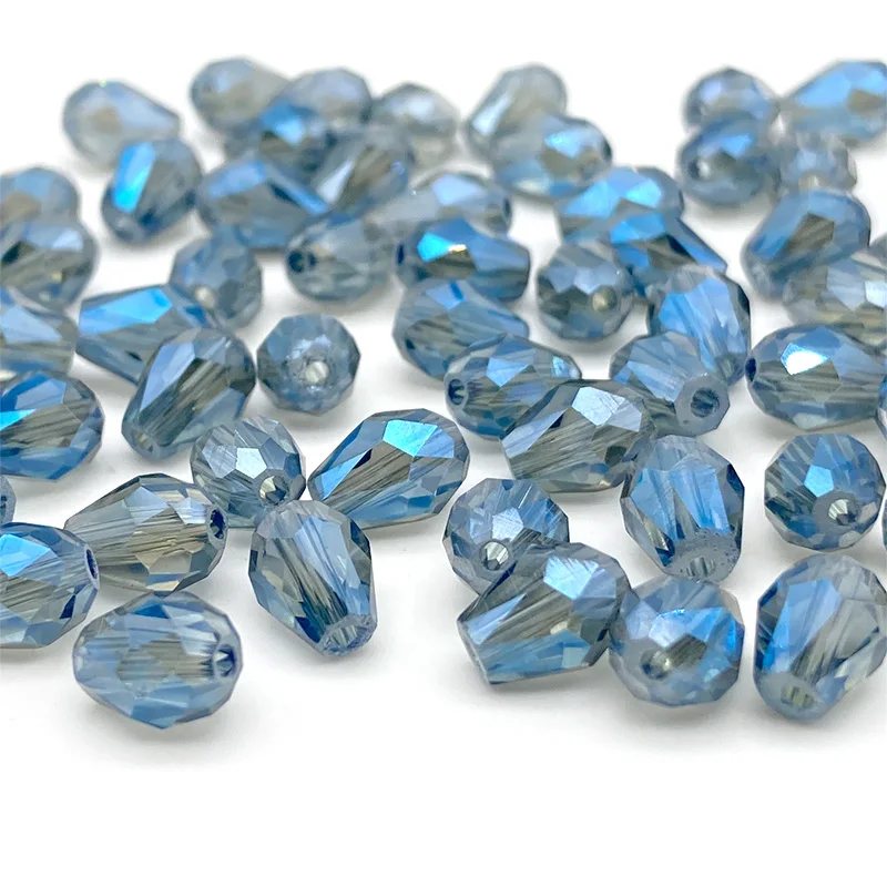 3*5 5*7 8*11mm Faceted Austria Waterdrop Crystal Beads for Jewelry Making Teardrop Glass Beads DIY Bracelet Earring Supplies