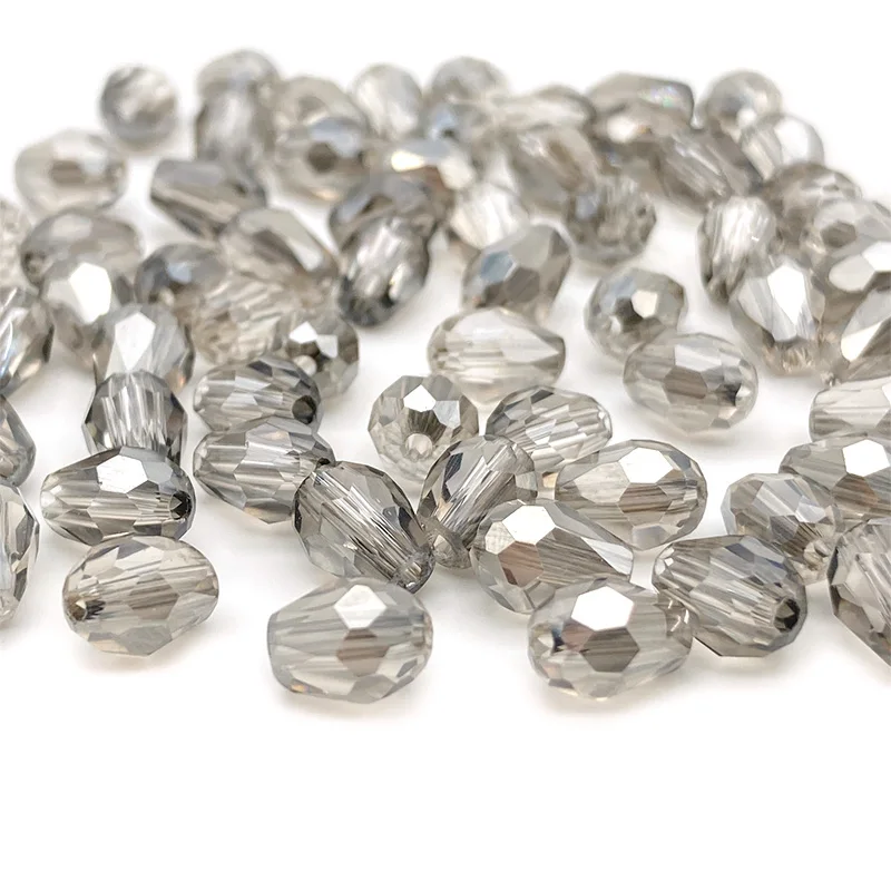 3*5 5*7 8*11mm Faceted Austria Waterdrop Crystal Beads for Jewelry Making Teardrop Glass Beads DIY Bracelet Earring Supplies