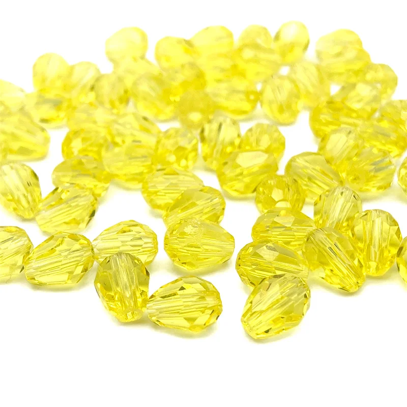 3*5 5*7 8*11mm Faceted Austria Waterdrop Crystal Beads for Jewelry Making Teardrop Glass Beads DIY Bracelet Earring Supplies