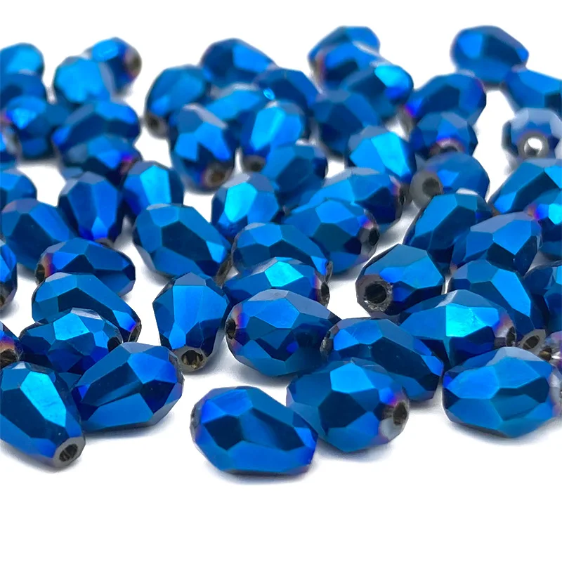 3*5 5*7 8*11mm Faceted Austria Waterdrop Crystal Beads for Jewelry Making Teardrop Glass Beads DIY Bracelet Earring Supplies