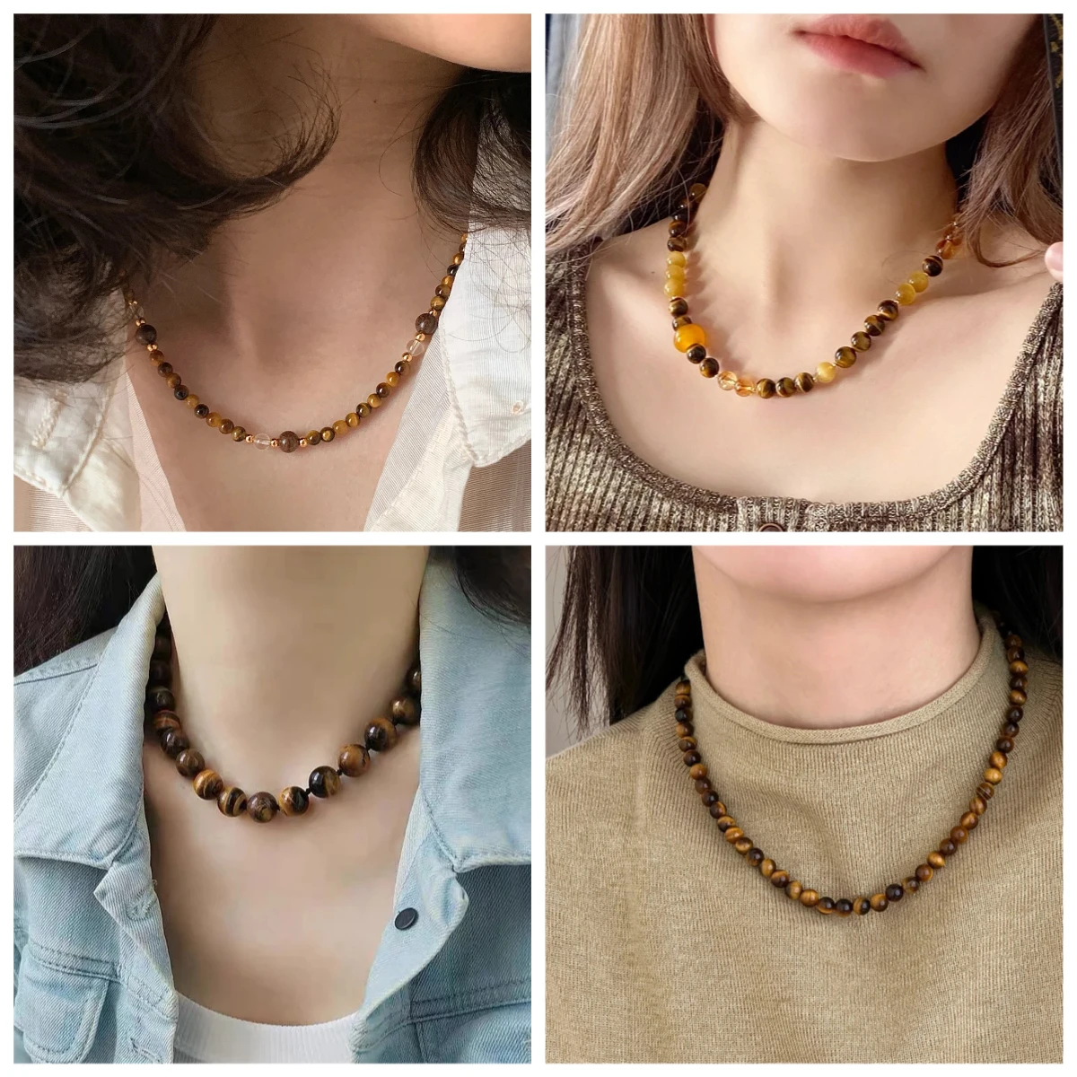 Wholesale Natural Stone Beads Tiger Eye Stone Beads for Jewelry Making Beadwork DIY Necklace bracelet accessories 2mm 3mm