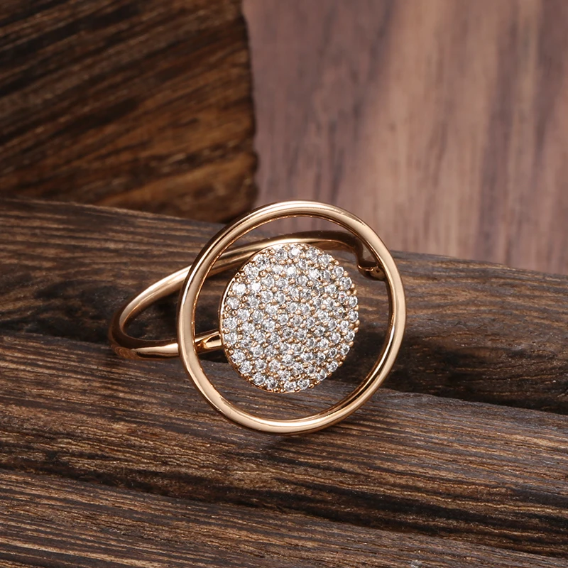Kinel New Fashion Natural Zircon Hoop Earrings Women 585 Rose Gold Hollow Flower Drop Earrings Fine Wedding Party Jewelry