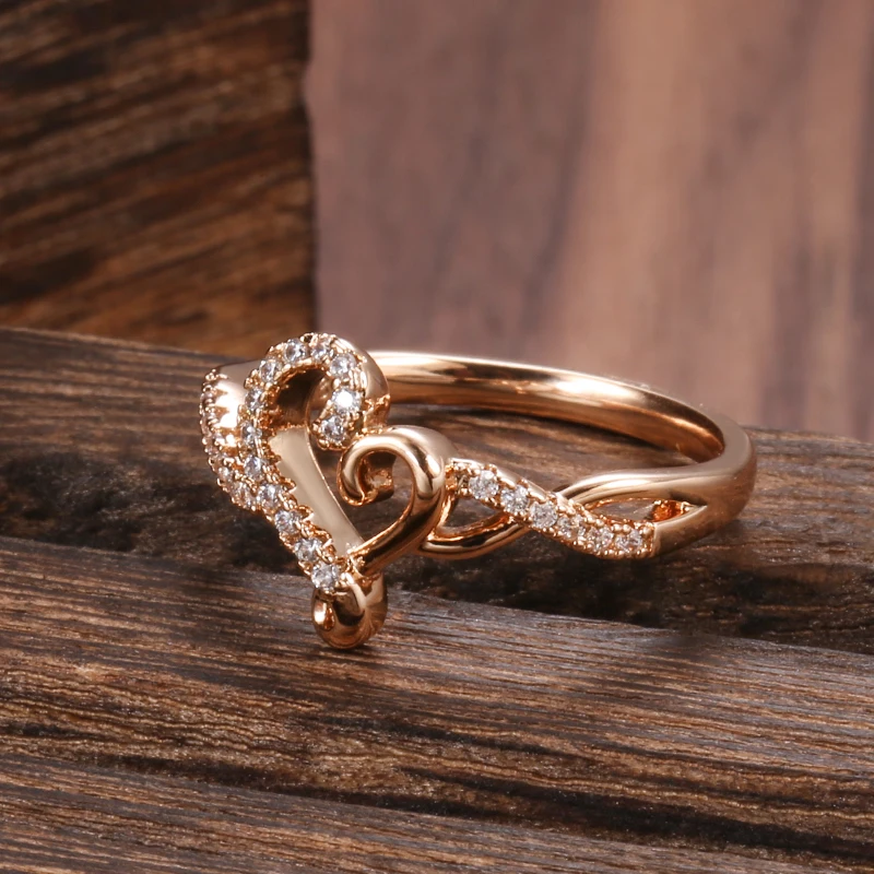 Kinel New Fashion Natural Zircon Hoop Earrings Women 585 Rose Gold Hollow Flower Drop Earrings Fine Wedding Party Jewelry