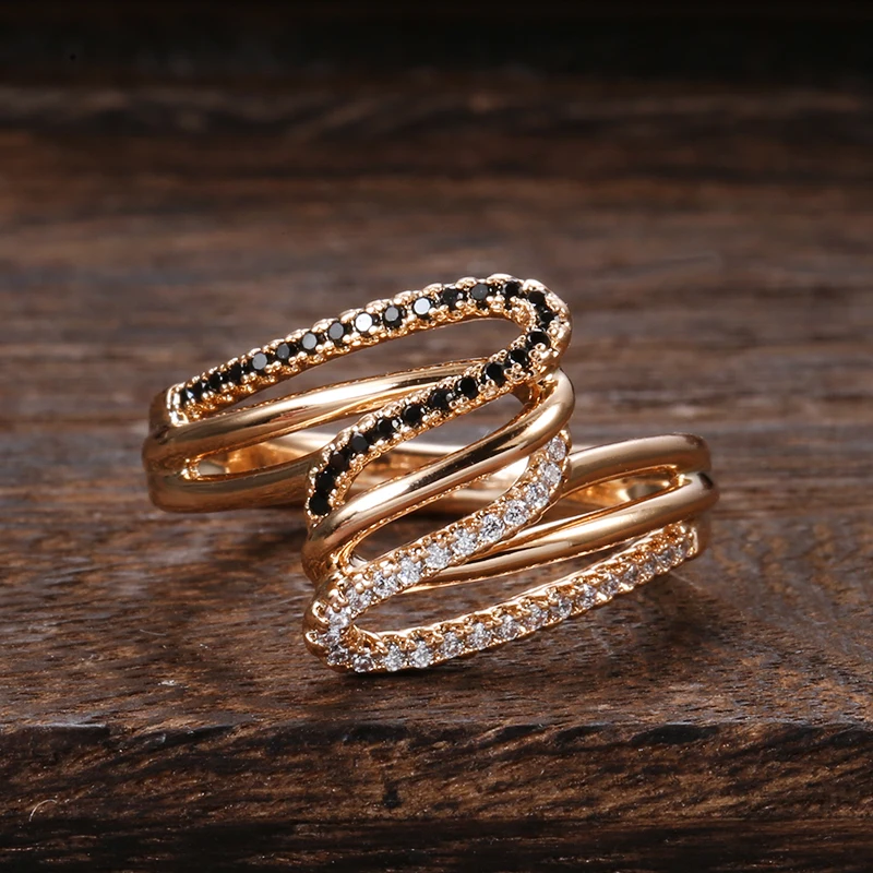 Kinel New Fashion Natural Zircon Hoop Earrings Women 585 Rose Gold Hollow Flower Drop Earrings Fine Wedding Party Jewelry