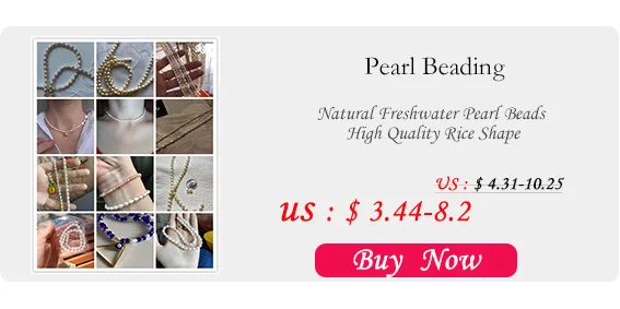 100% Natural Freshwater Pearl Rice Beads Exquisite Spacer Loose Bead For Jewelry Making DIY Charms Bracelet Necklace Accessories