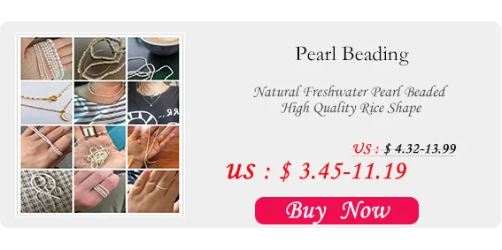 100% Natural Freshwater Pearl Rice Beads Exquisite Spacer Loose Bead For Jewelry Making DIY Charms Bracelet Necklace Accessories