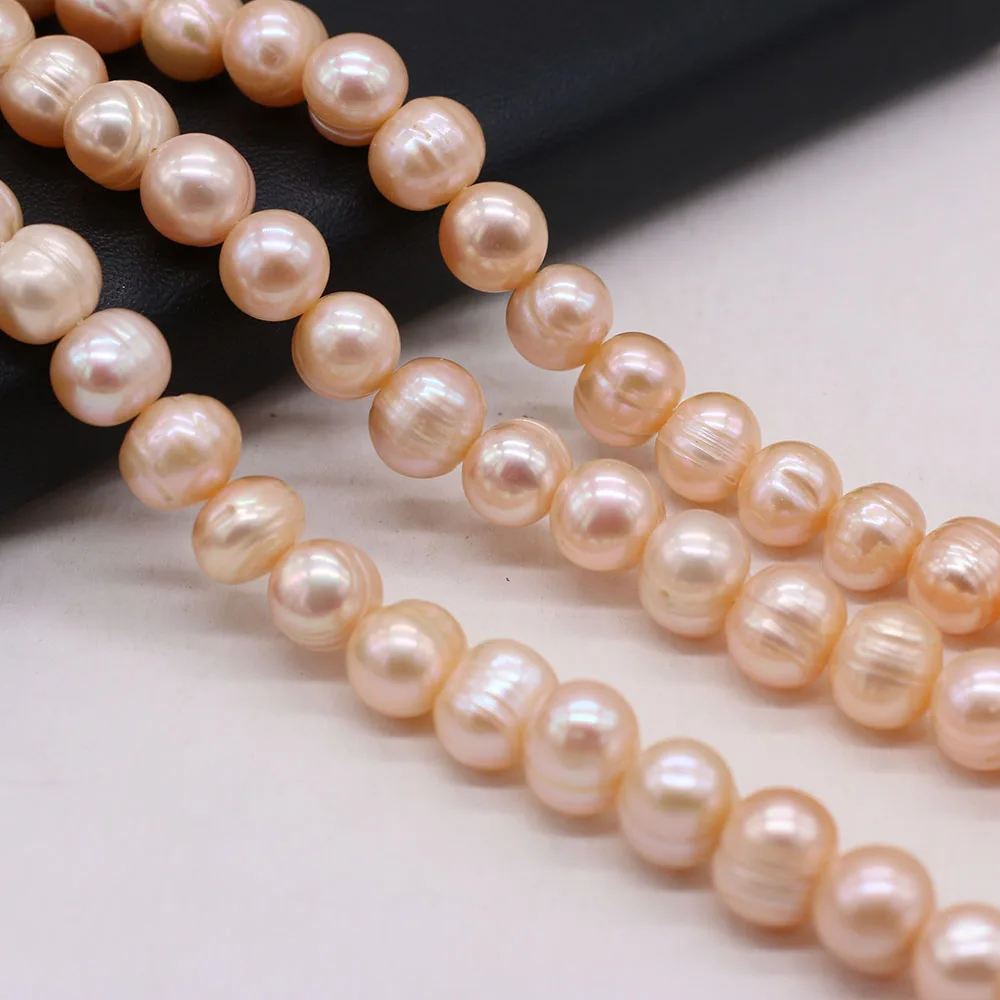 100% Natural Freshwater Pearl Rice Beads Exquisite Spacer Loose Bead For Jewelry Making DIY Charms Bracelet Necklace Accessories