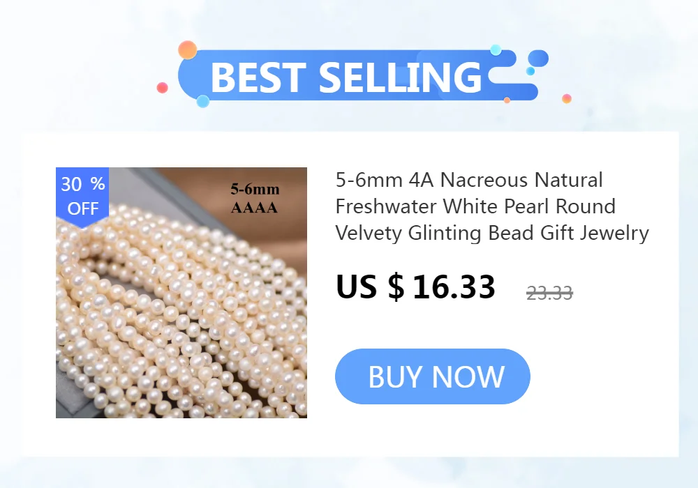 100% Natural Freshwater Pearl Rice Beads Exquisite Spacer Loose Bead For Jewelry Making DIY Charms Bracelet Necklace Accessories
