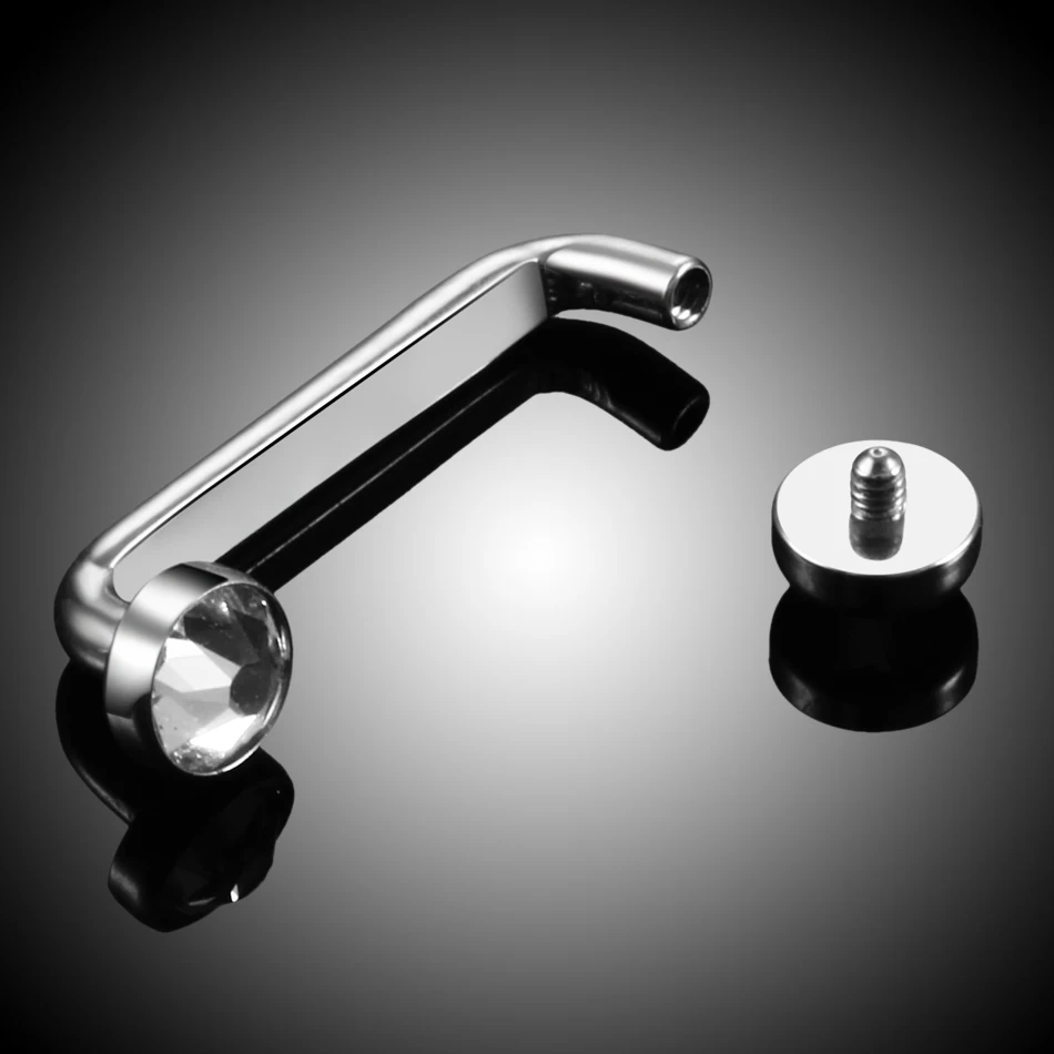 1PC Titanium Dermal Anchor Piercing Sex Body Jewelry Surface Barbell Micro Dermal Piercing Skin Diver Micro Piercing Jewelry