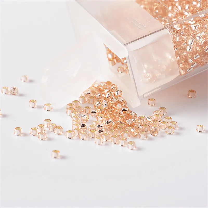 1.5mm 15/0 Japan TOHO Round Glass Beads Silver Lined Color Seed Bead for Needlework Bracelet Diy Jewelry Making 10g 2500pcs