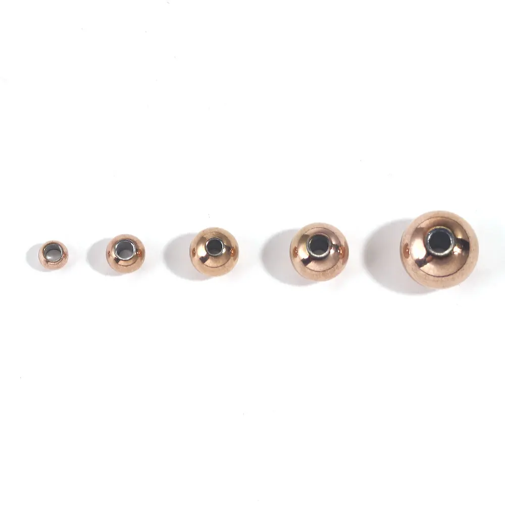 Stainless Steel Spacer Beads For Bracelets Jewelry Interlayer DIY Separators For Stainless Steel Jewelry Materials Accessories