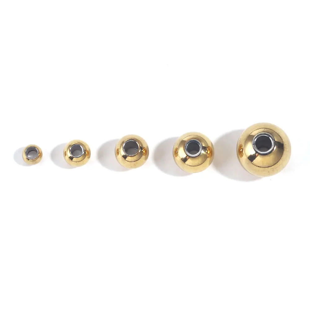 Stainless Steel Spacer Beads For Bracelets Jewelry Interlayer DIY Separators For Stainless Steel Jewelry Materials Accessories